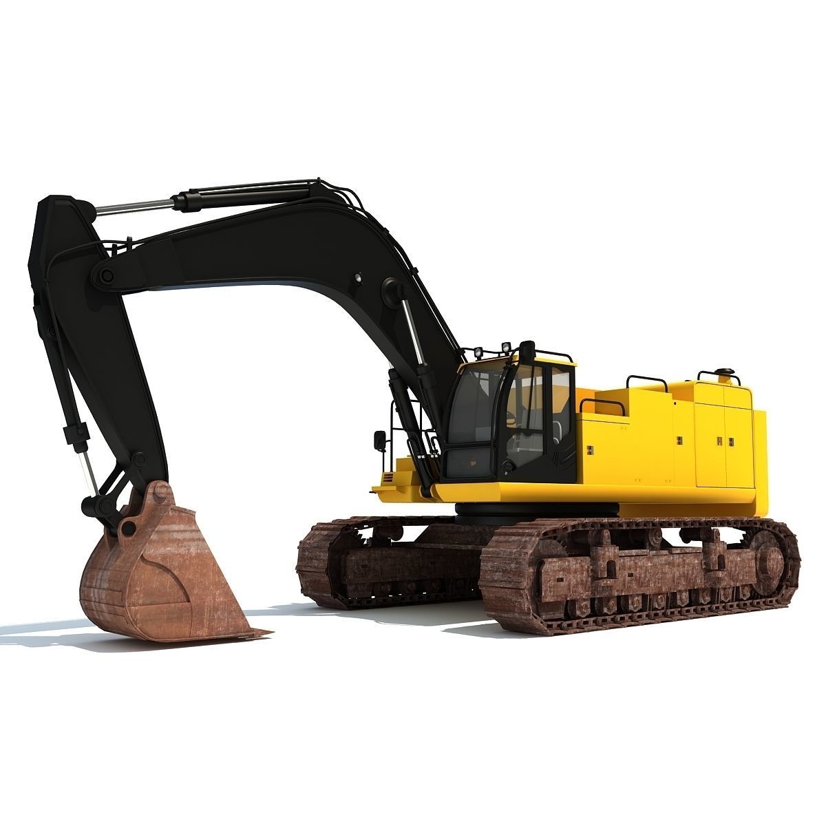 Yellow Excavator