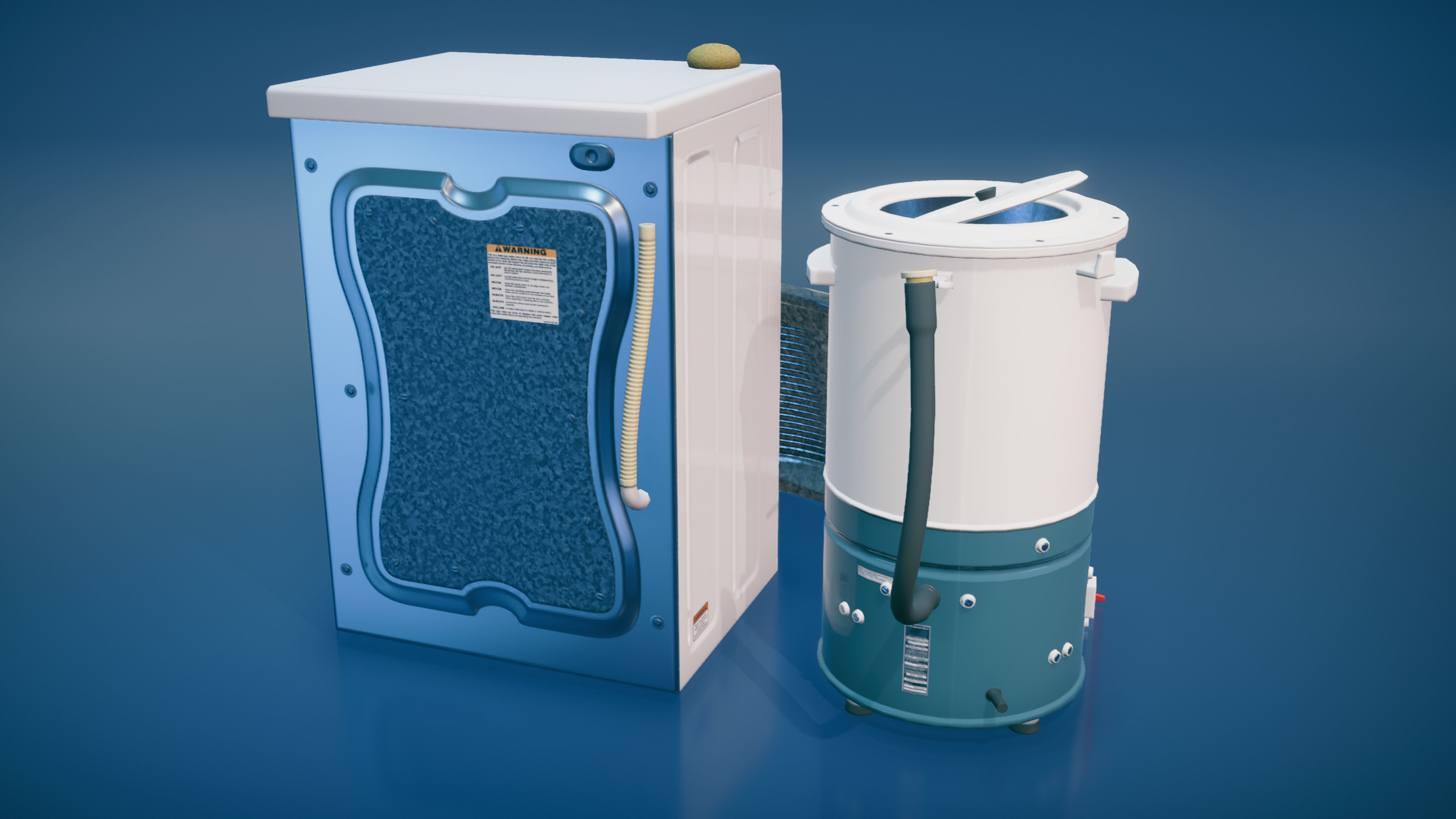 3D model Modern washing machines VR / AR / lowpoly CGTrader