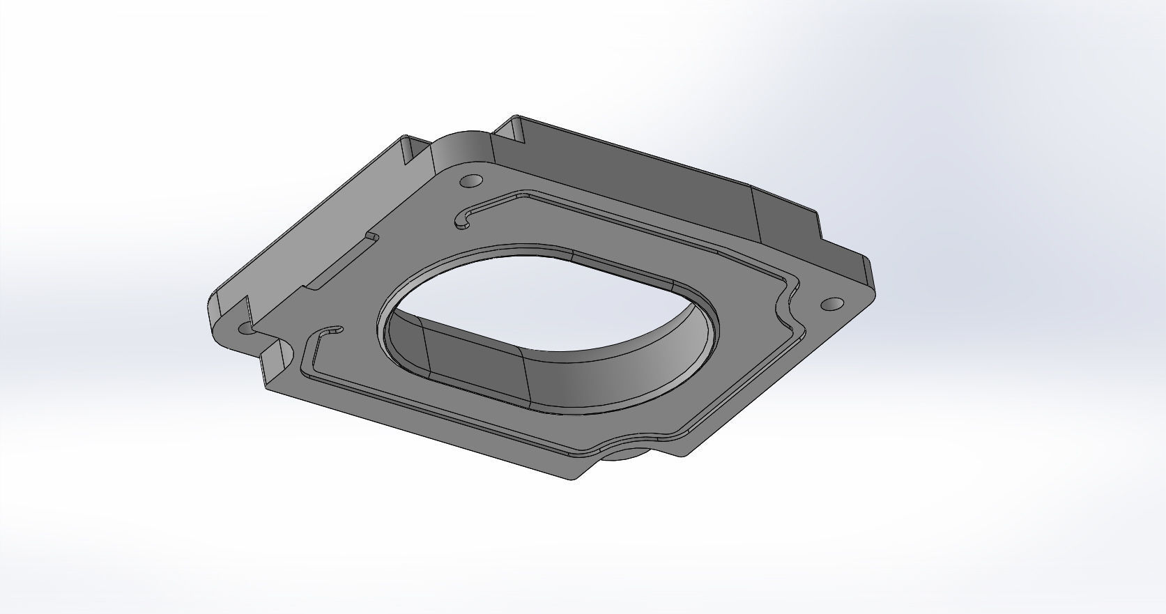 Yamaha MT-07 Air Filter cover STAGE 2 3D print model