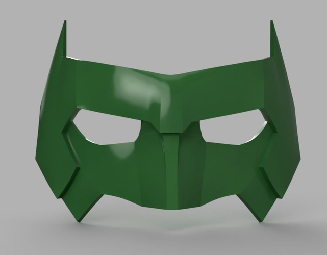 Kyle Rayner Mask Green Lantern 3D Model 3D Printable CGTrader