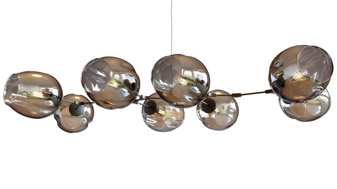 Branching Bubble Chandelier 3d Model Cgtrader Branching Bubble Chandelier 3d Model Max Obj Mtl 1