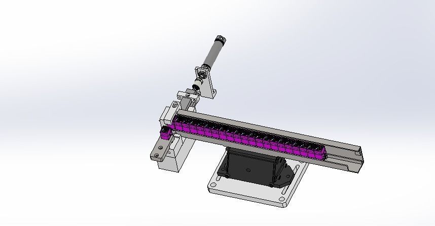 A vibrating disc feeding mechanism