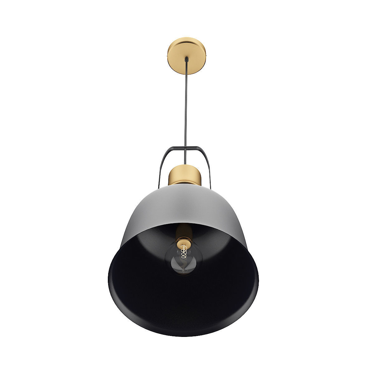 3d Black And Gold Ceiling Lamp Cgtrader Black And Gold Ceiling Lamp 3d Model Max Obj Fbx C4d Mtl 3