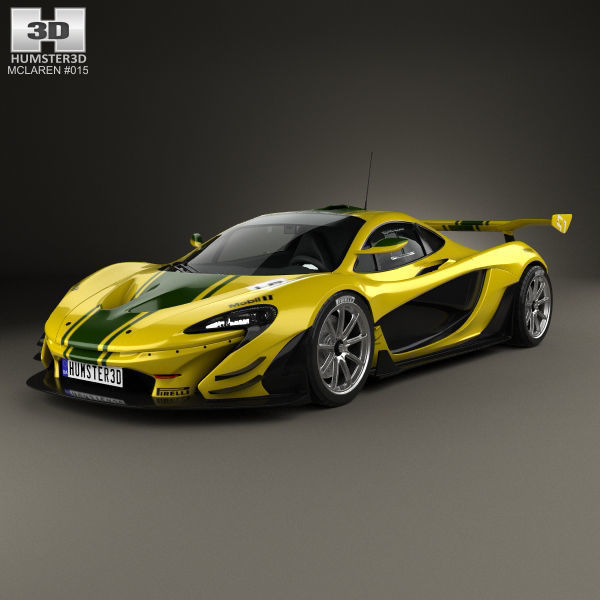 3d Mclaren P1 Gtr 2014 Cgtrader