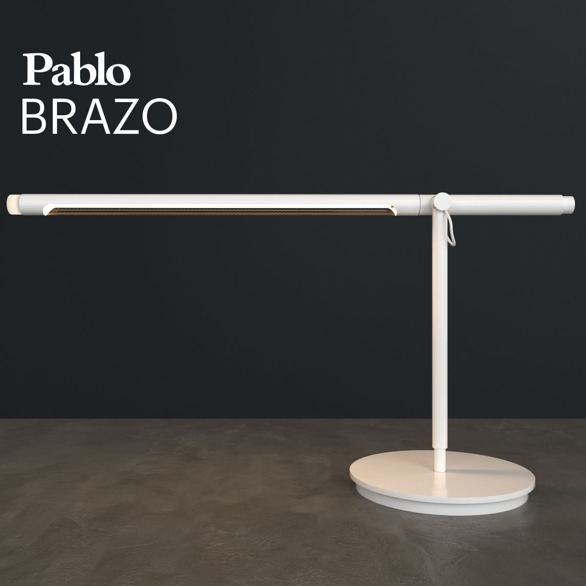 3d Pablo Brazo Table Lamp Cgtrader Pablo Brazo Table Lamp 3d Model Max Fbx 1