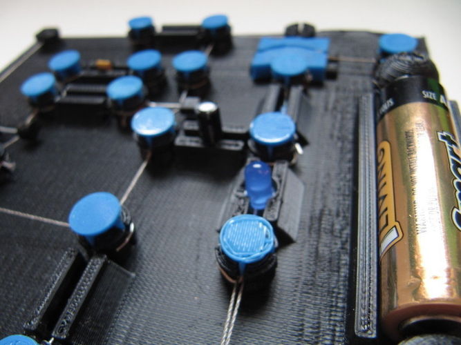 3D-Printed Circuit Board v0 2 free 3D Model 3D printable STL - CGTrader.com