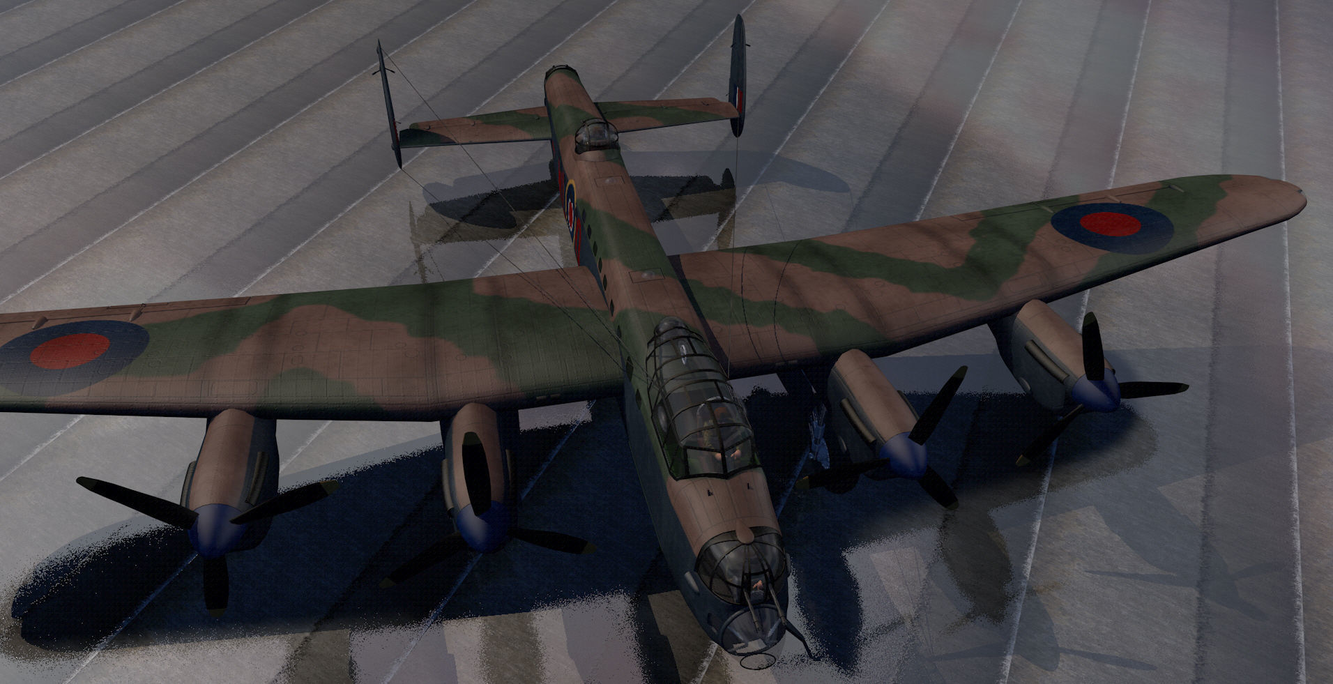 Avro Lancaster B Mk1 3D model CGTrader