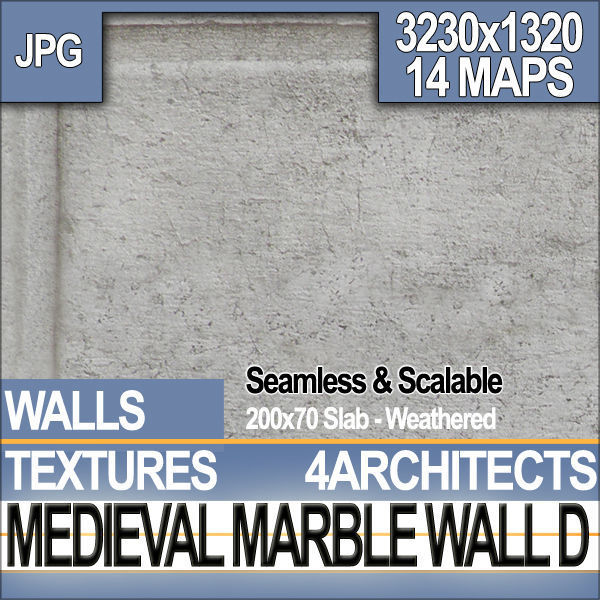 Medieval Marble Wall D Texture