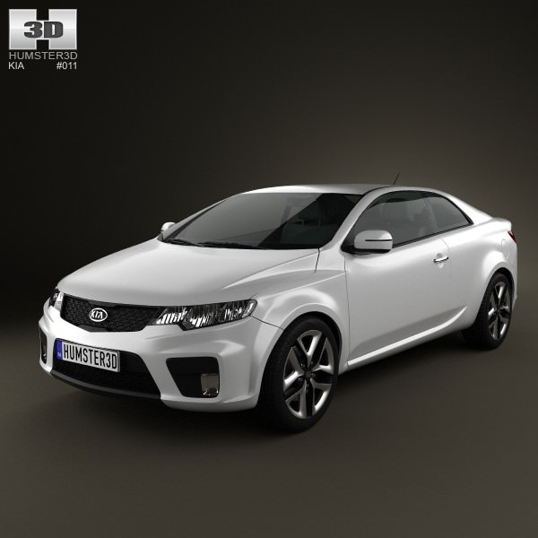 3D Kia Forte Cerato Naza Coupe 2012 | CGTrader
