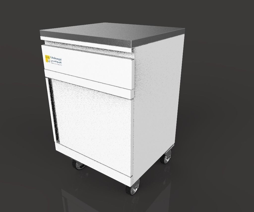 3D model Steel Commode VR / AR / low-poly animated | CGTrader