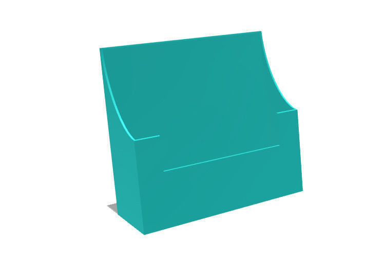 Paper Stand 3D model 3D printable CGTrader