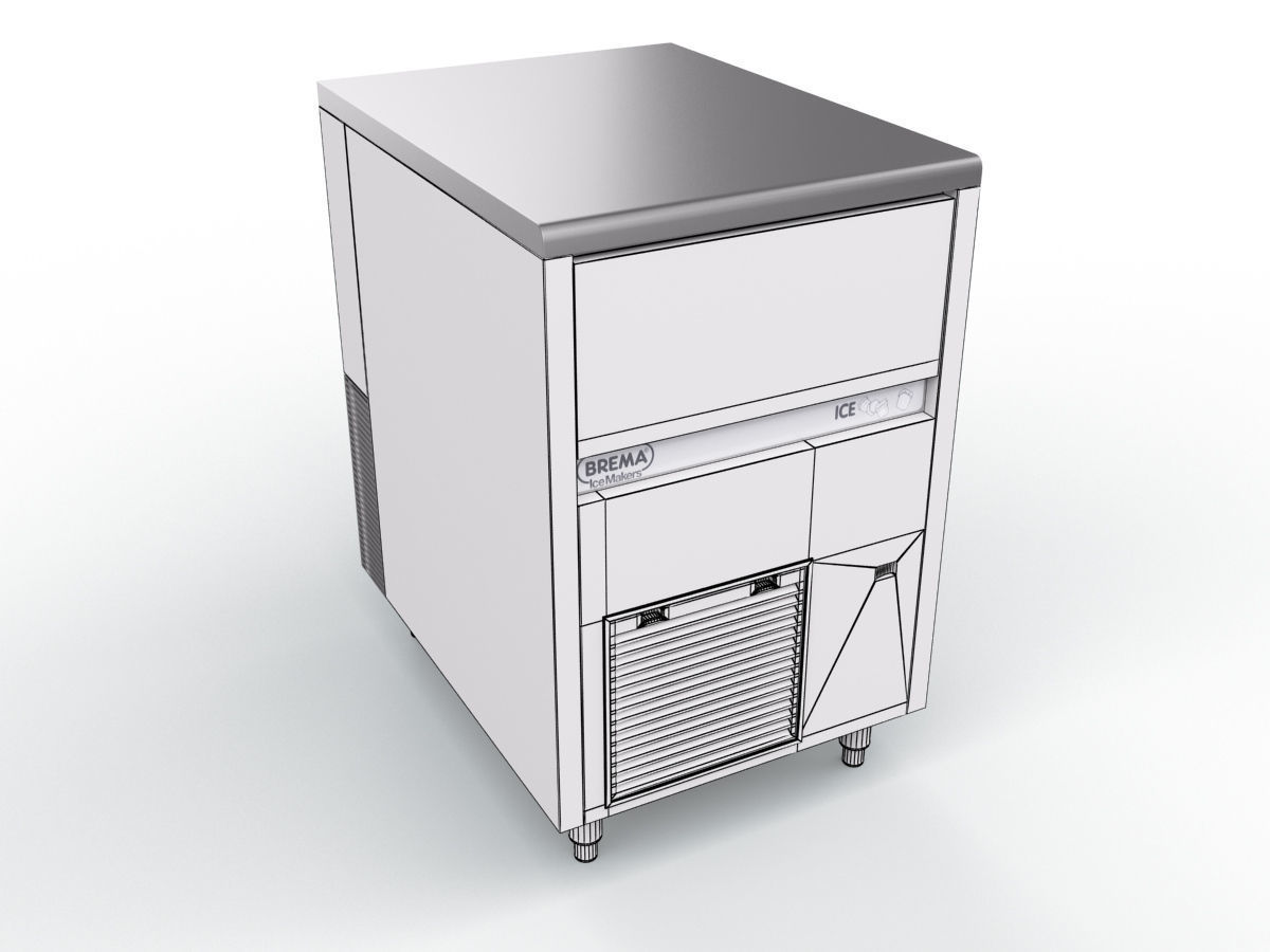 Ice Maker Machine Brema GB902a 3D model CGTrader