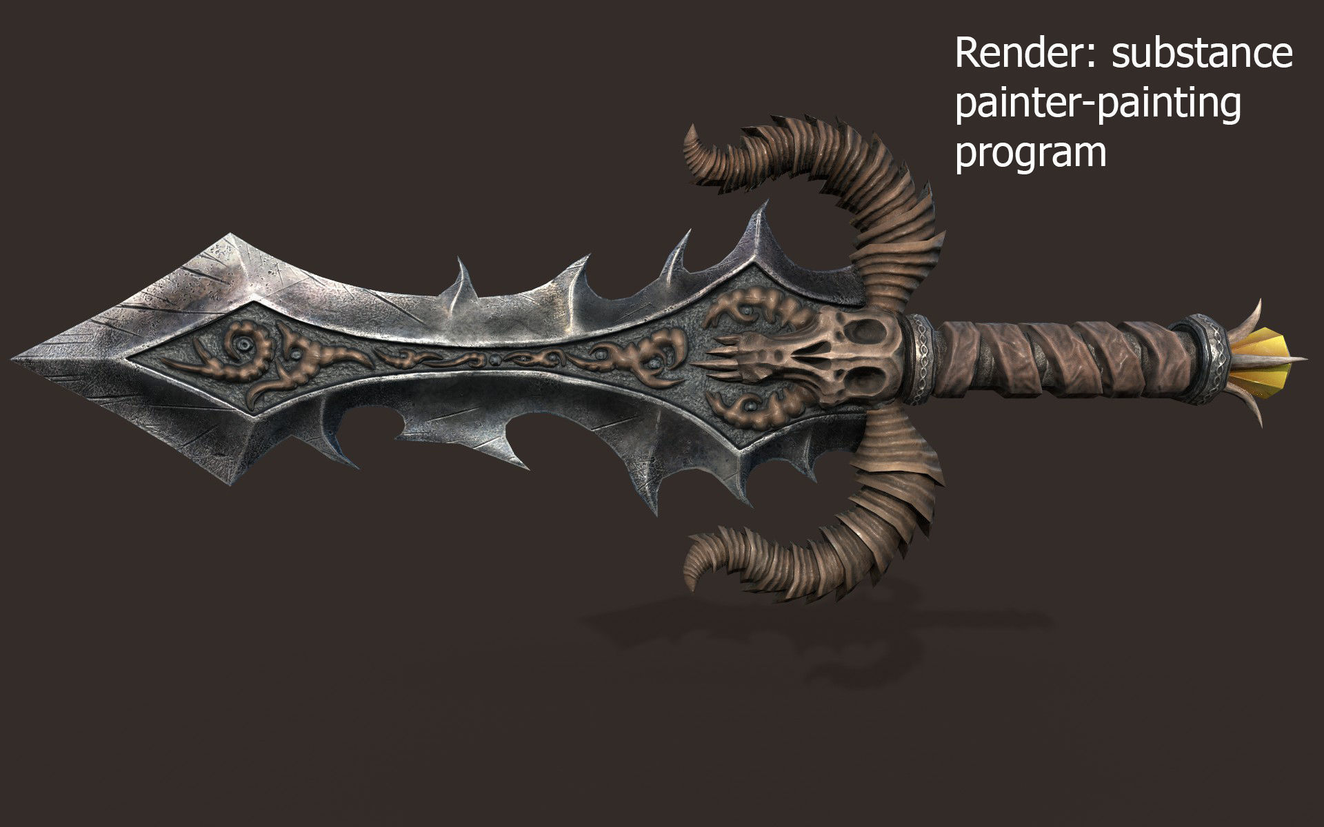 3D model blade of death VR / AR / lowpoly CGTrader