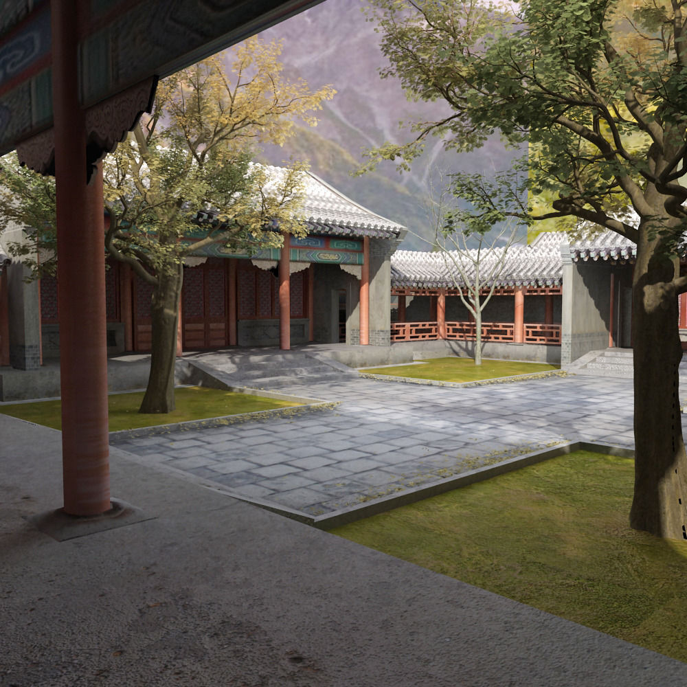 Chinense Quadrangle and Tree