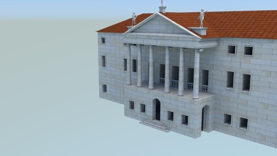 3 Palladian Palaces ARCHITECTURE 3D model
