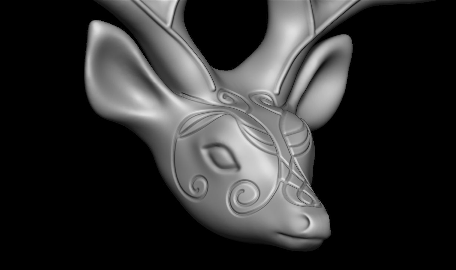 Deer head 3D model 3D printable | CGTrader