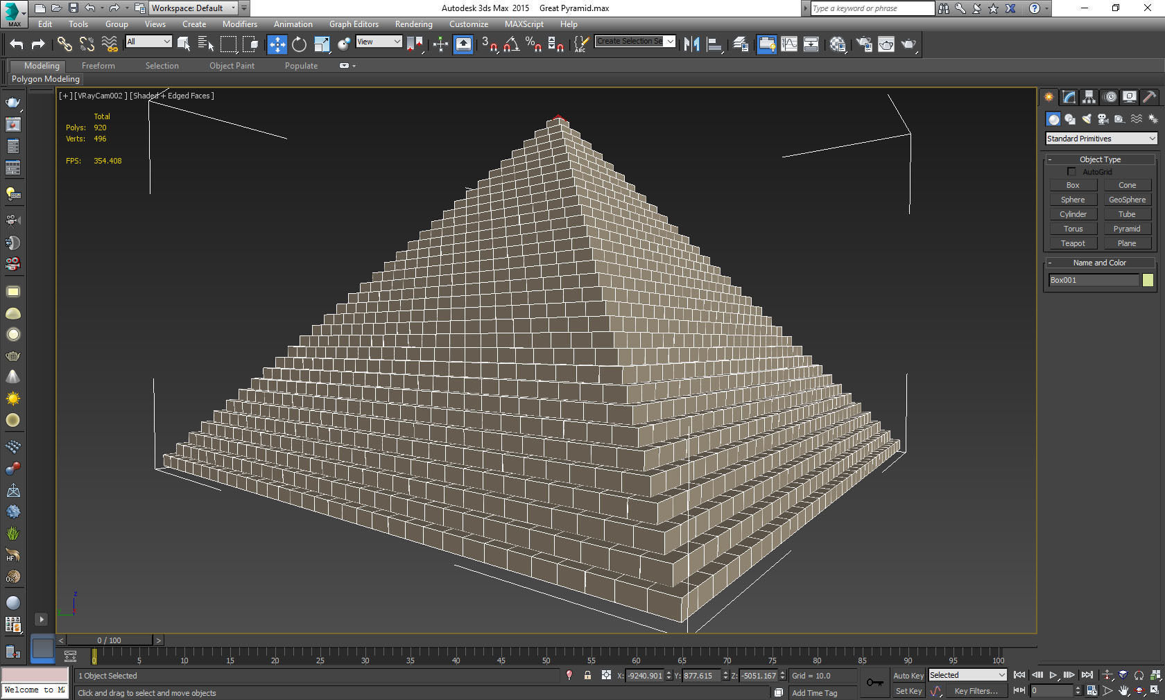 3D model The Great Pyramid Of Egypt VR / AR / low-poly | CGTrader