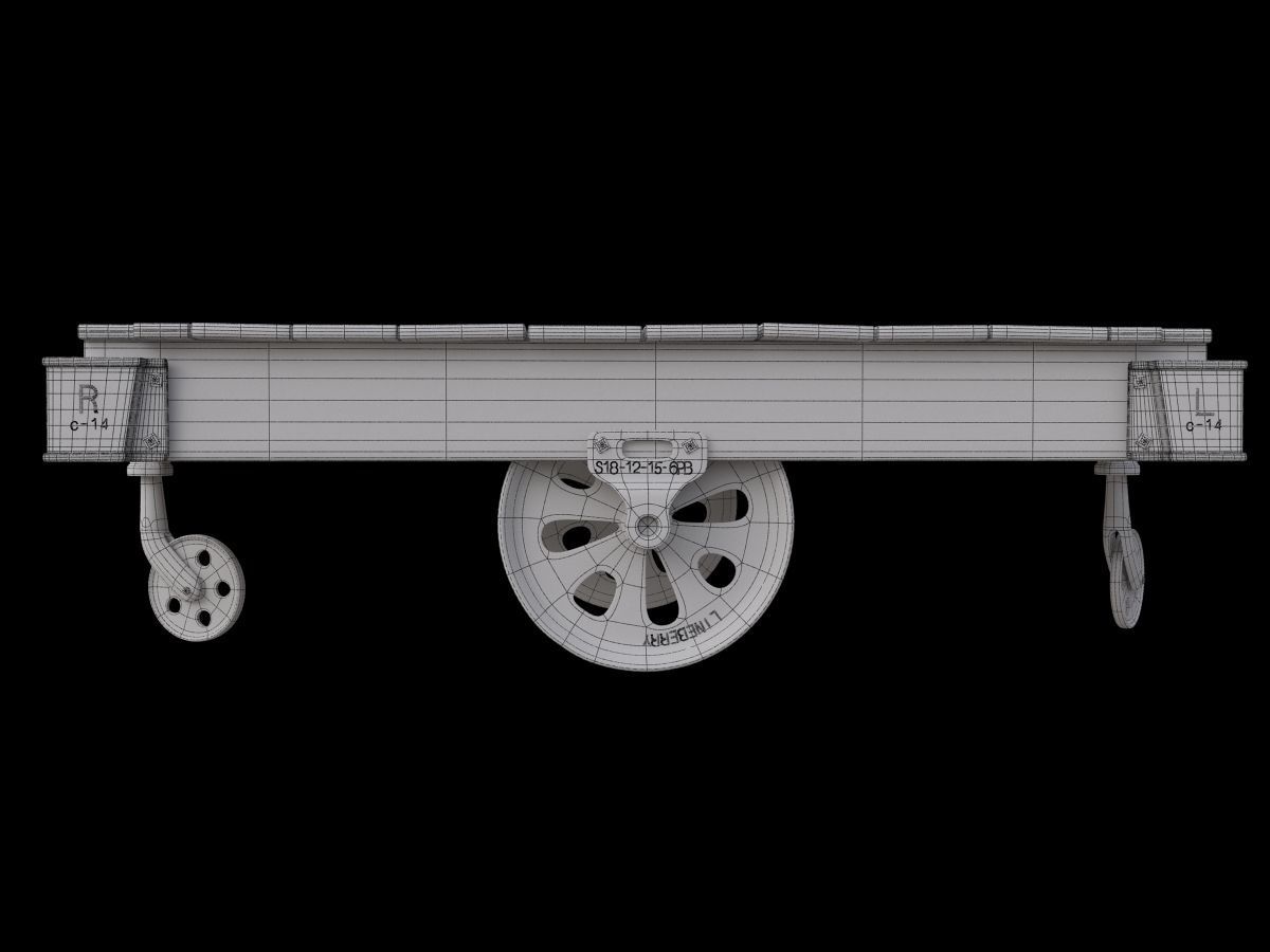 Furniture Factory Cart 3D model CGTrader