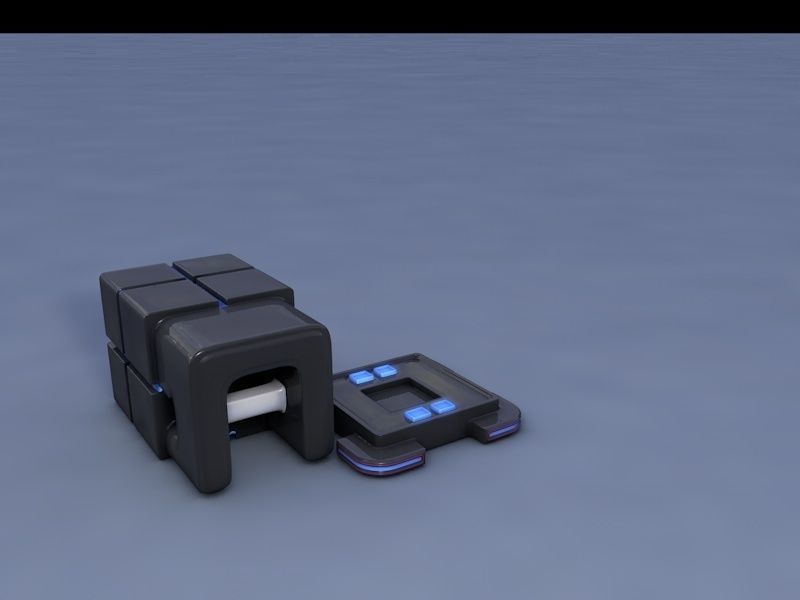 Pyro Blaster free 3D model | CGTrader