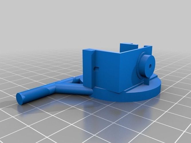 OpenScad Micro Servo Robot Arm free 3D Model 3D printable STL