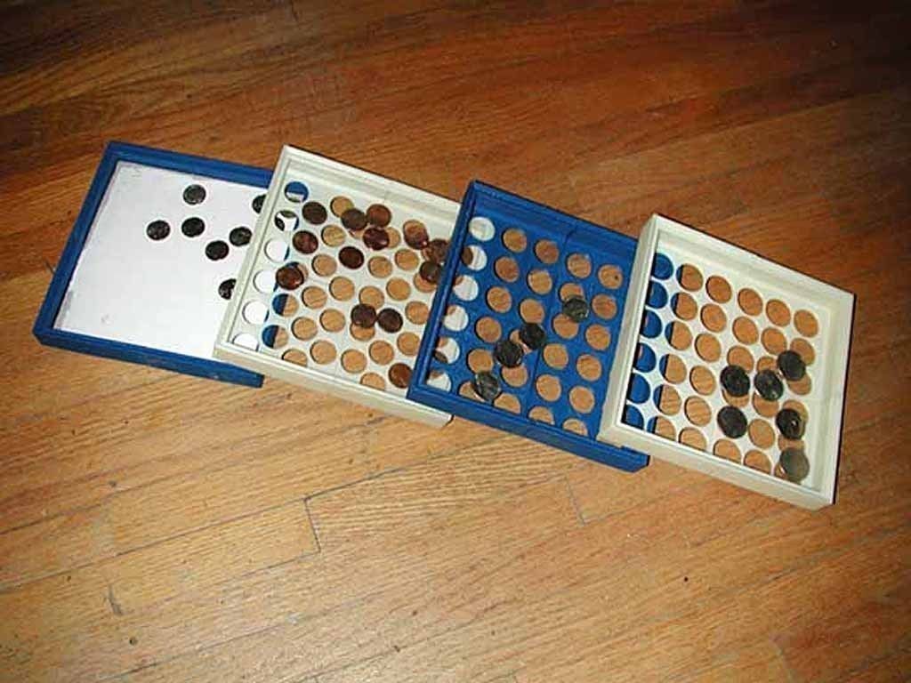 Coin Sorter and Counting Wrapping Tubes free 3D Model 3D printable STL