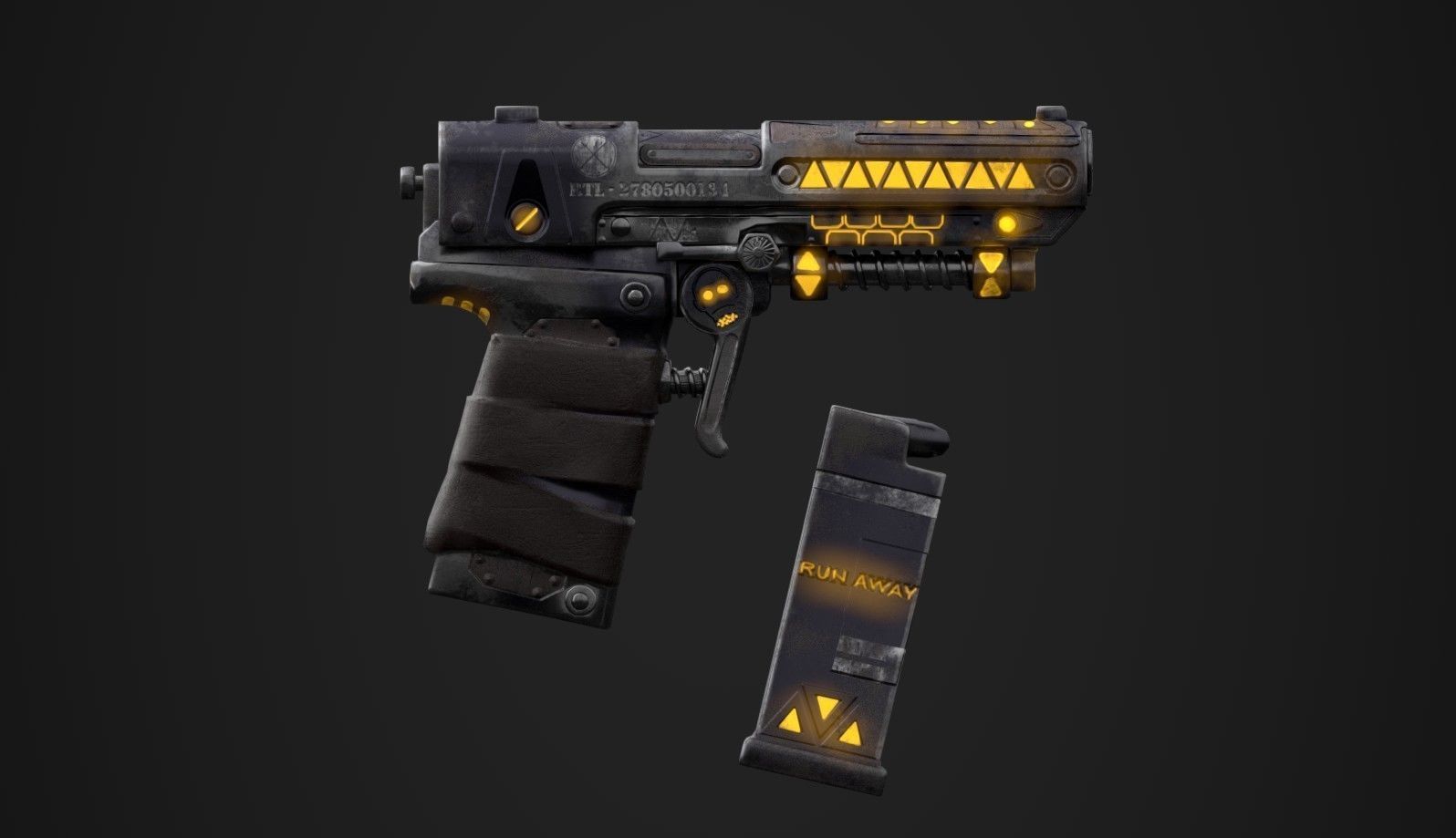 Sci-fi pistol