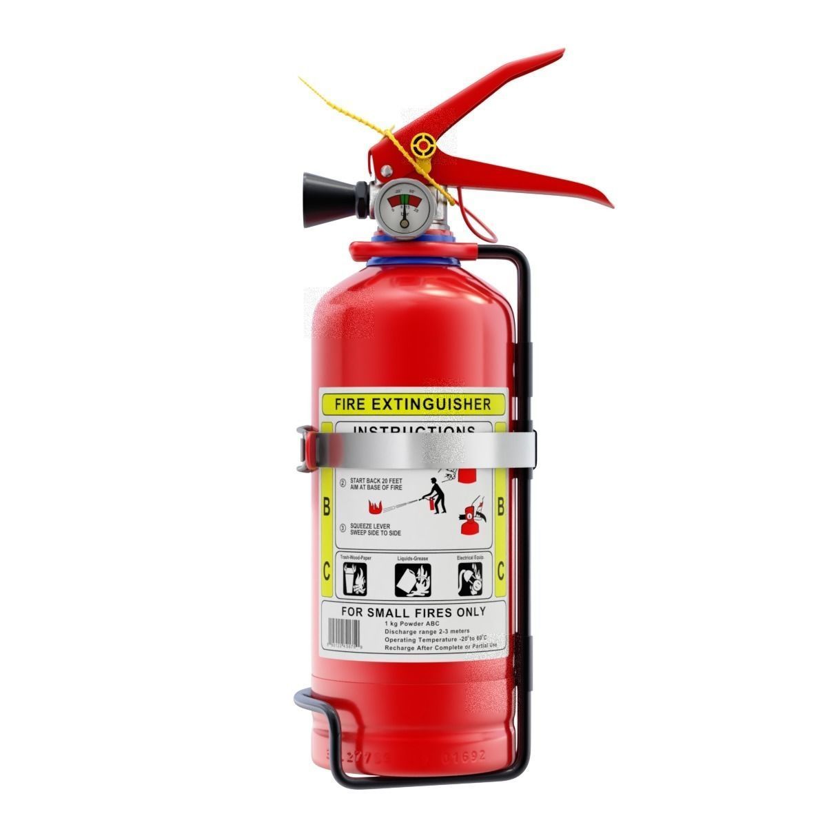 Car Fire Extinguisher 3D model CGTrader