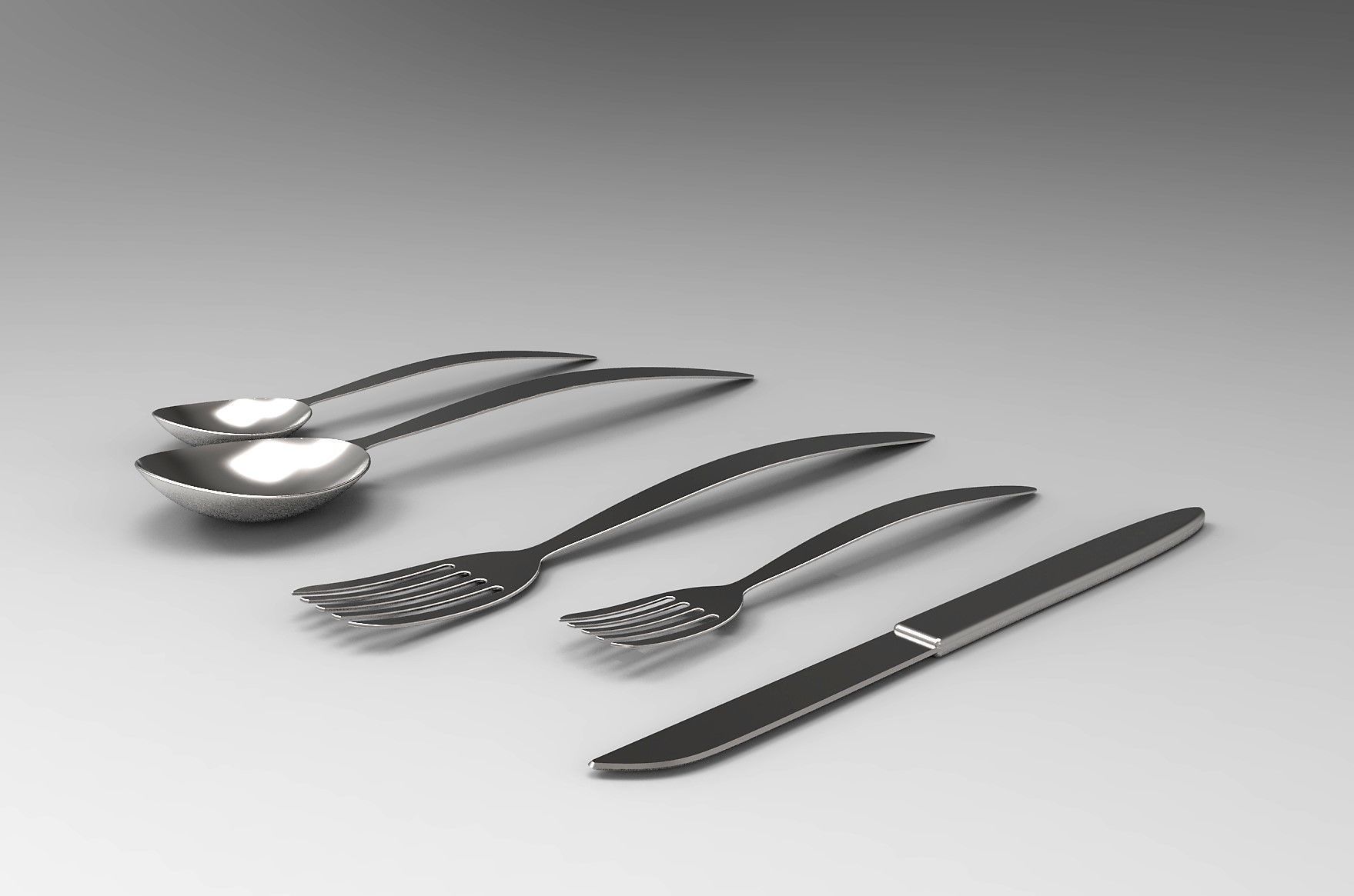 3D asset realtime Cutlery CGTrader
