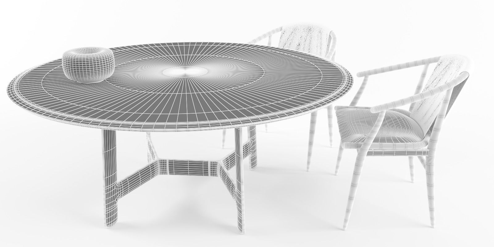 3d Model Alex By B Italia Table Set Cgtrader Alex By B Italia Table Set 3d Model Max Obj Mtl 3