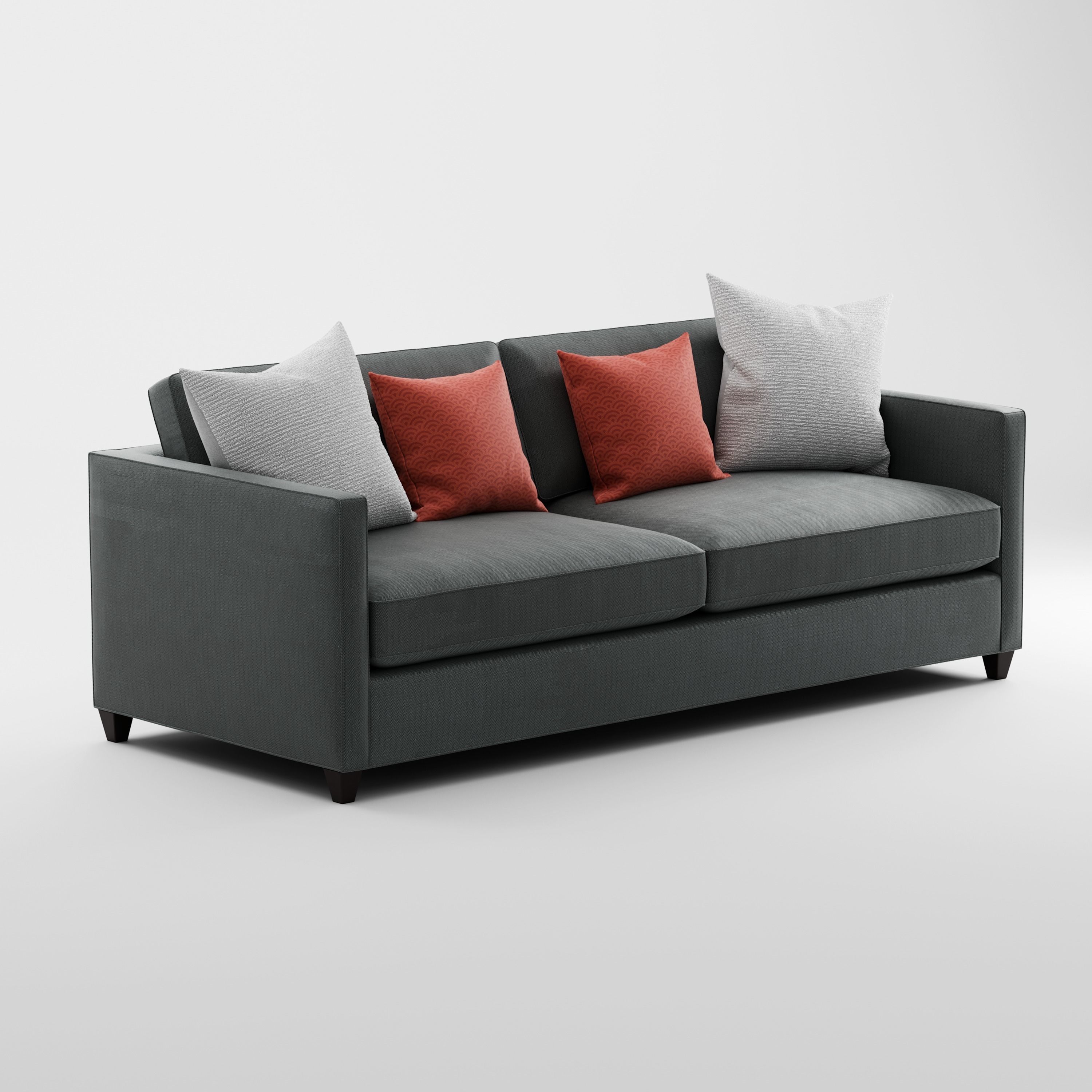 Crate and Barrel Dryden Sofa 3D model CGTrader