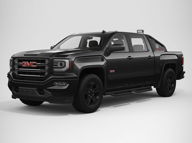 Model 2017 Gmc Sierra 1500 Crew Cab All Terrain X 2017 Gmc Sierra 1500 Crew Cab All Terrain X Model Max Bip Obj Mtl Fbx