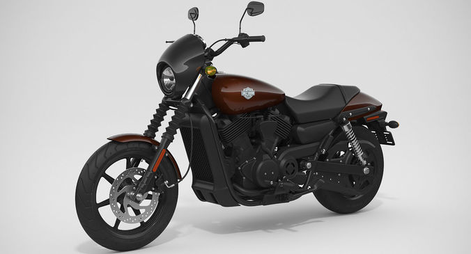 Harley Davidson Street 500 2017 Cgtrader
