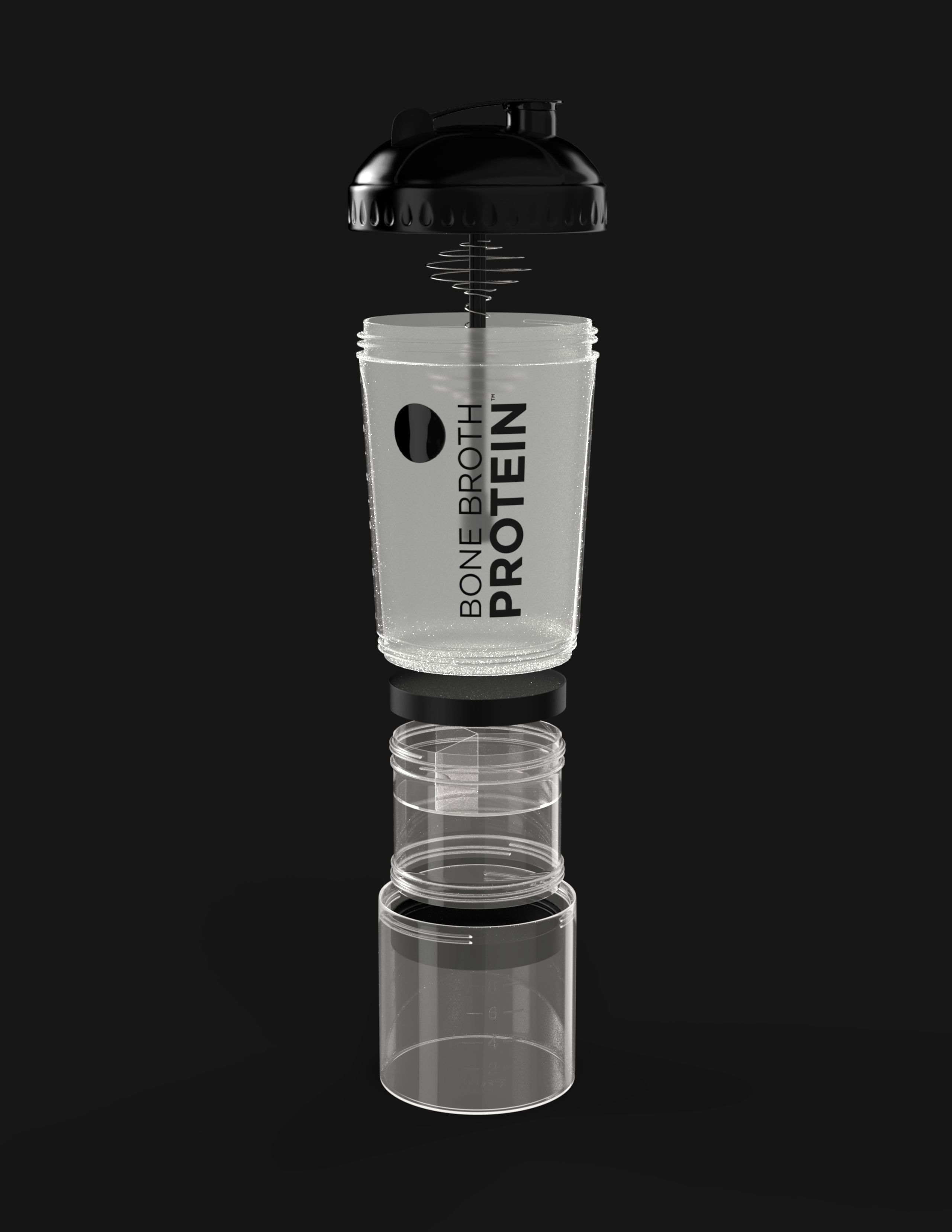 Blender Bottle Protein Shake Bottle 3D model CGTrader