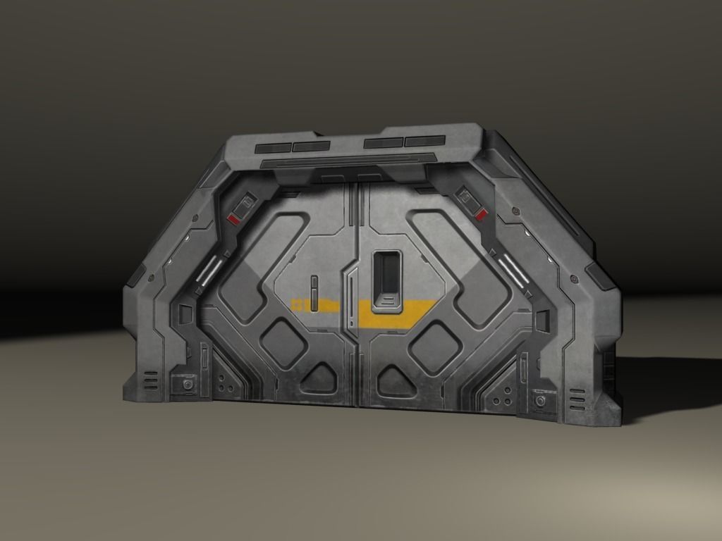 SciFi 3D door