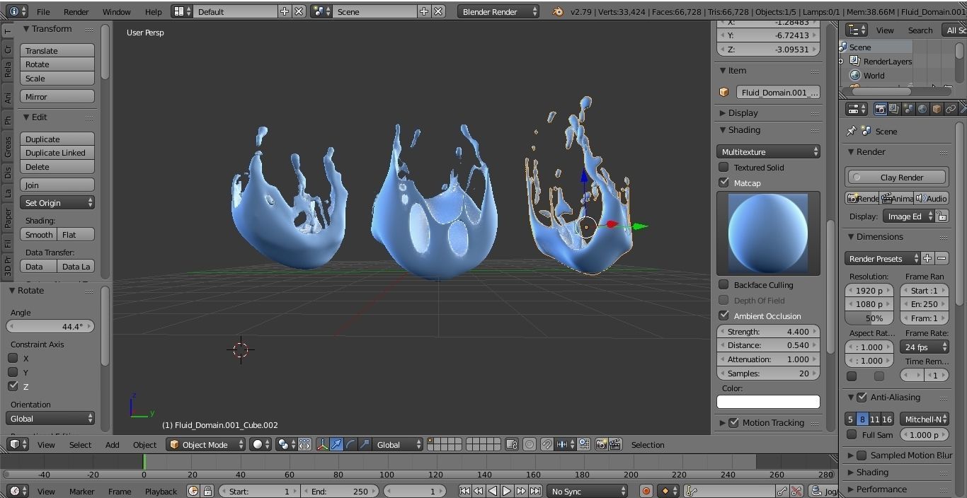 Splatters 3D model | CGTrader