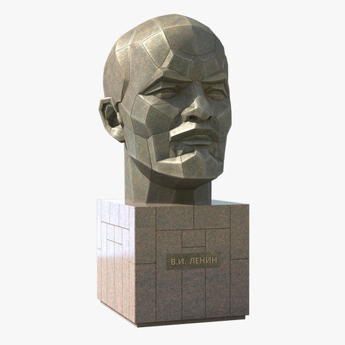 Lenin Monument Low-poly 3D model