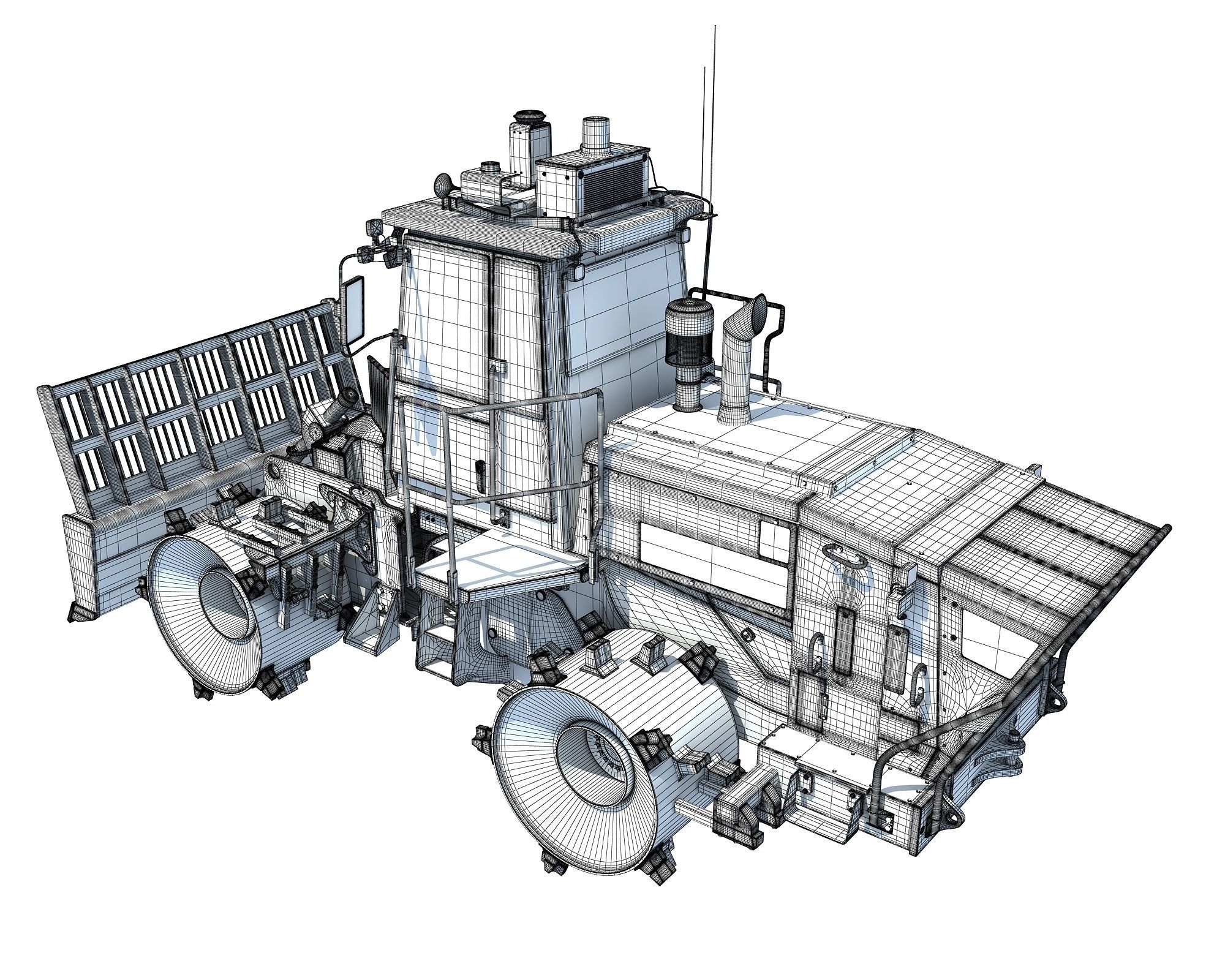 Trash Compactor 3D model | CGTrader