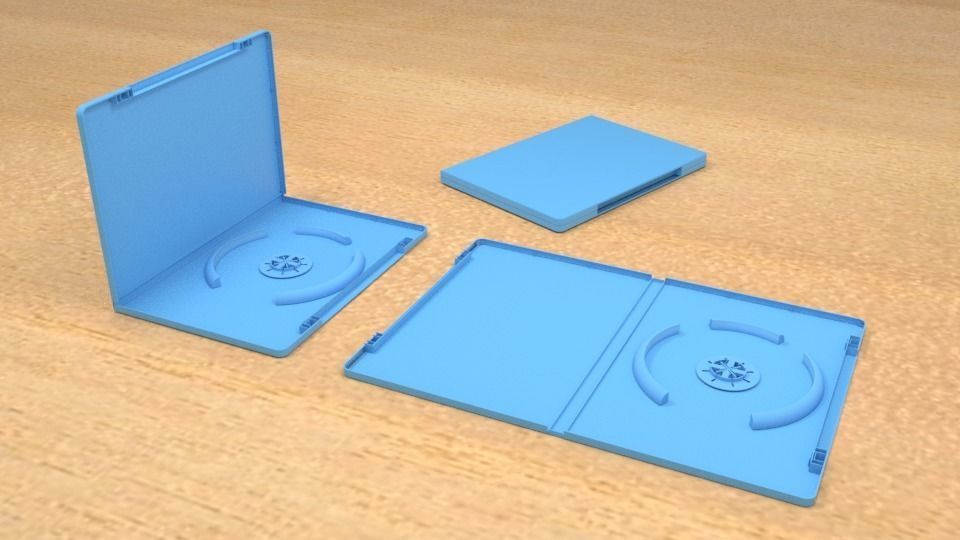 DVD CASES 3D model CGTrader
