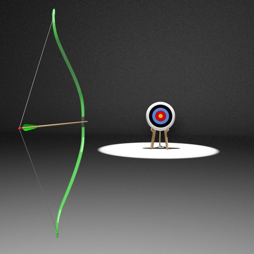 Animated Archery Bow Shooting Arrow 3d Model Animated Cgtrader