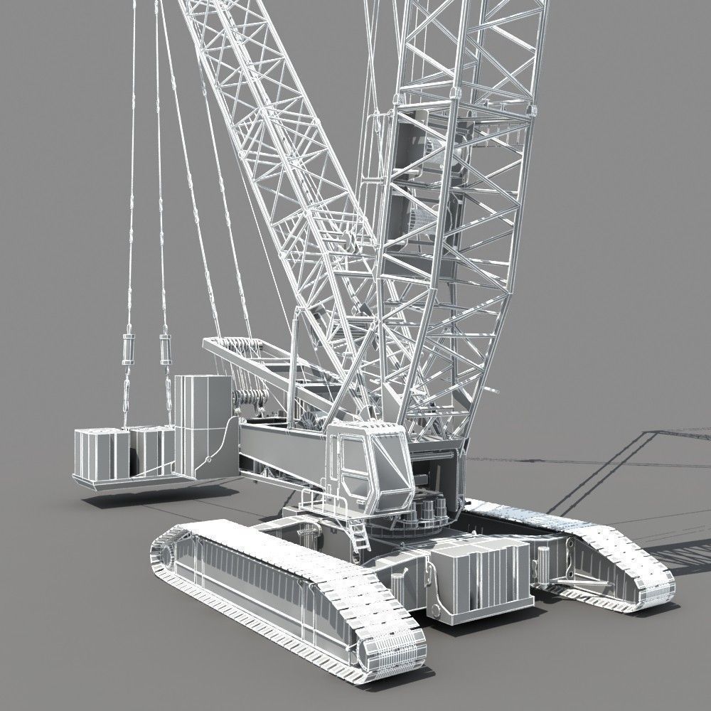 Crawler Crane 3D model | CGTrader