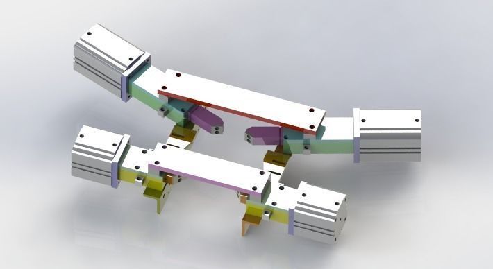 Cylinder position mechanism