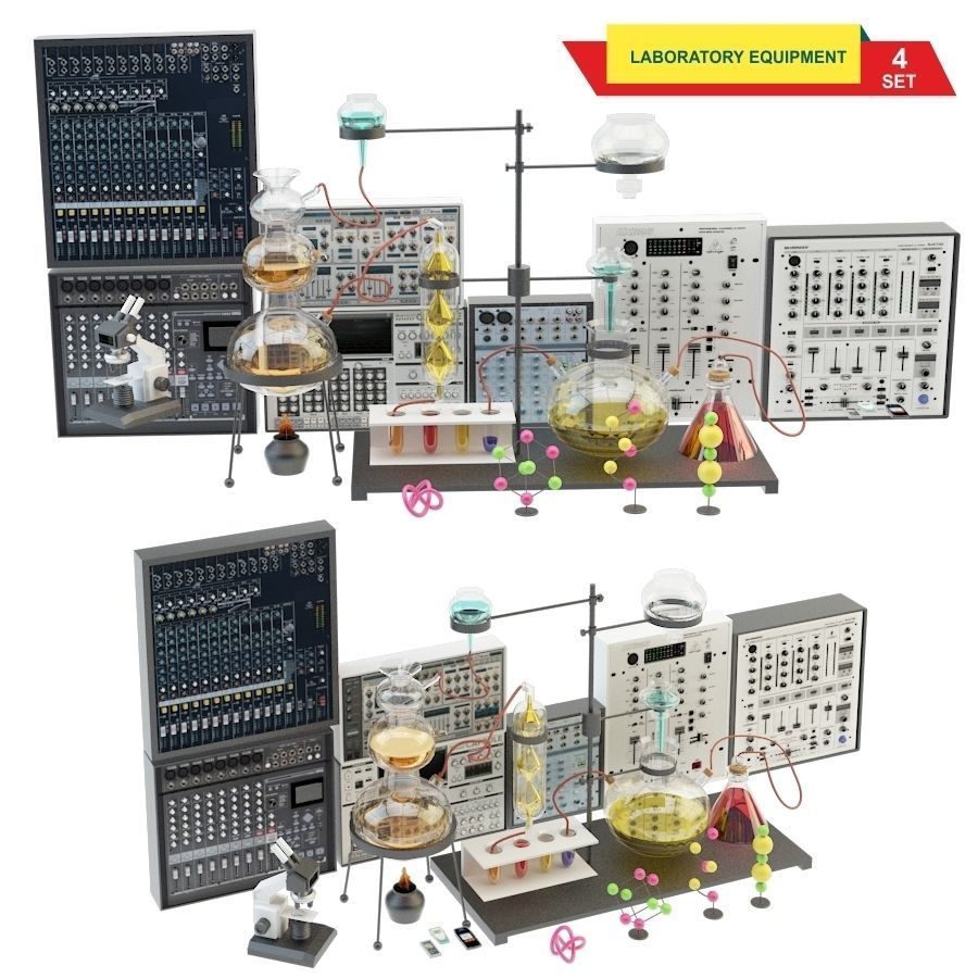 medical laboratory 4 3D model CGTrader