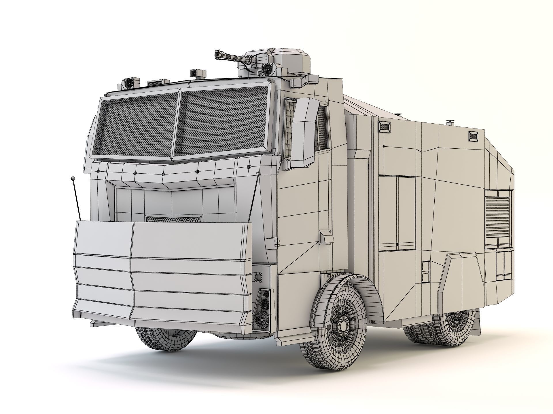 Turkish Riot Vehicles Toma - Turkish Police Vehicle For Riot Control 3D model | CGTrader
