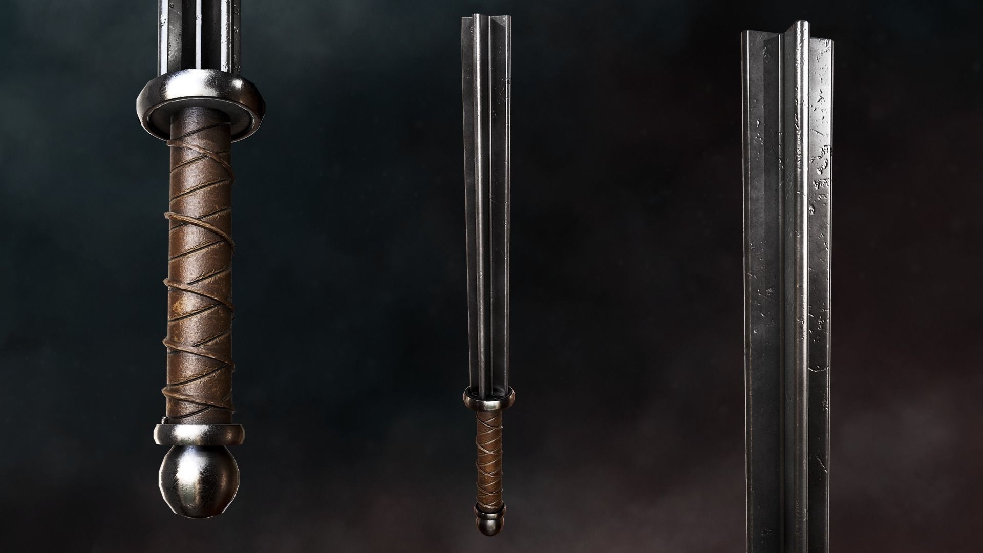 Bar Mace 3D asset PBR CGTrader