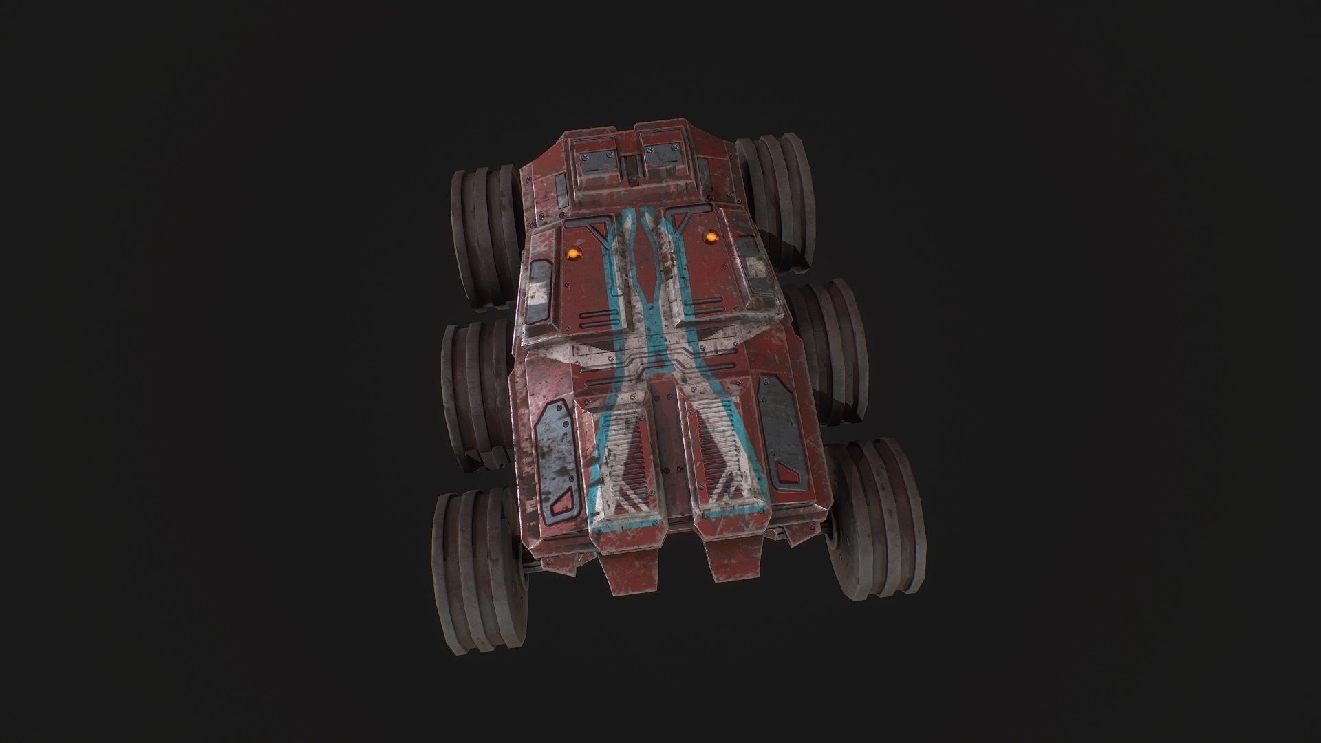 3D model Low poly sci fi rover model VR / AR / low-poly | CGTrader