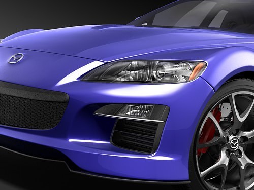 Mazda rx8 3d model