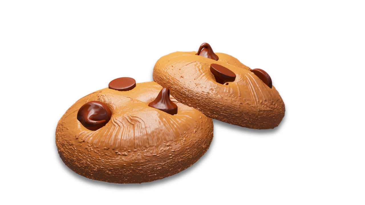 Chocolate Cookies 3D model | CGTrader