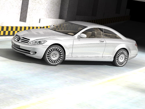 Mercedes CL 2007-2010 3D model