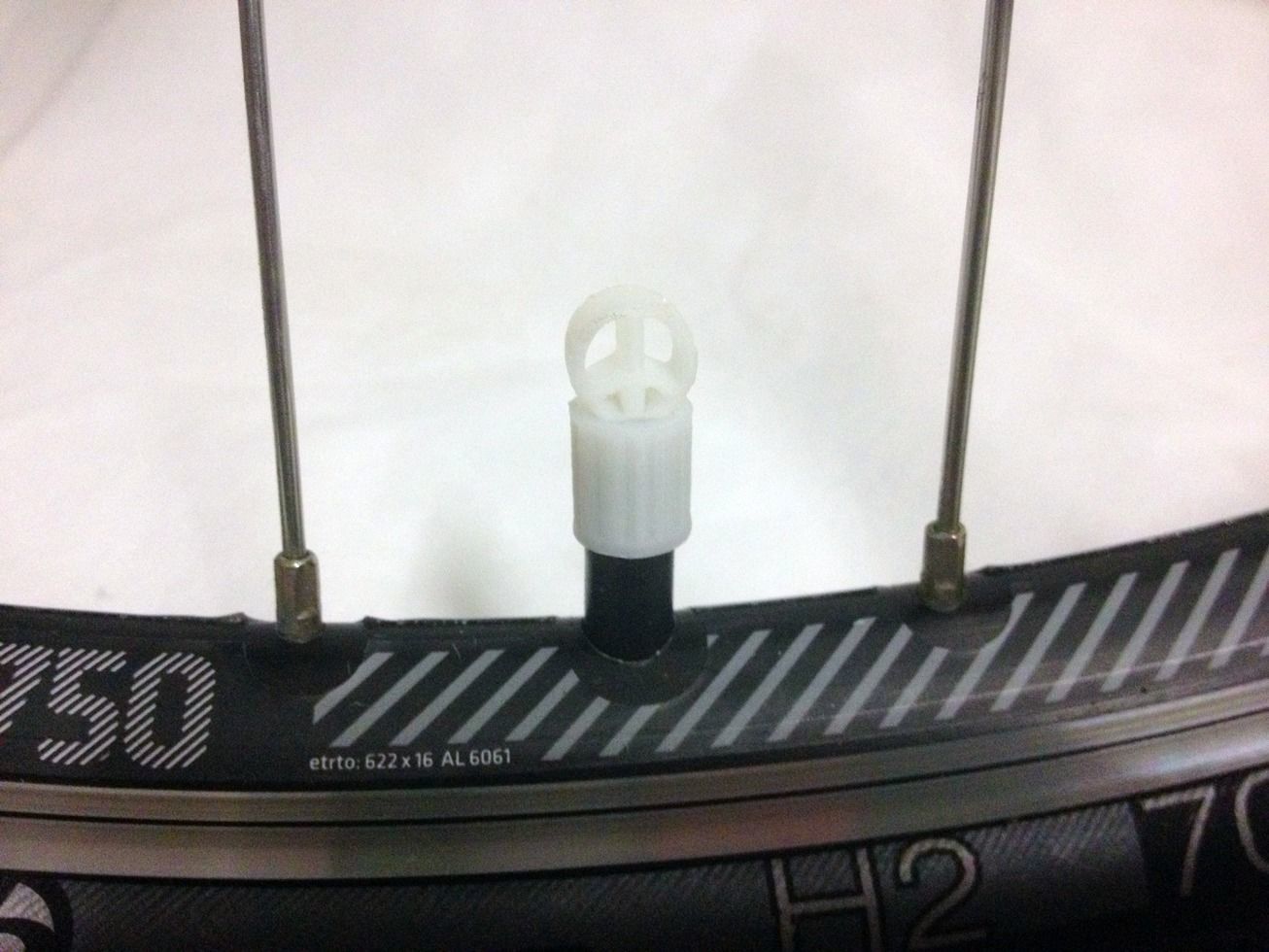 Car Truck Bike Van Tire Tyre Wheel Valve Stem Caps Cover Peace
