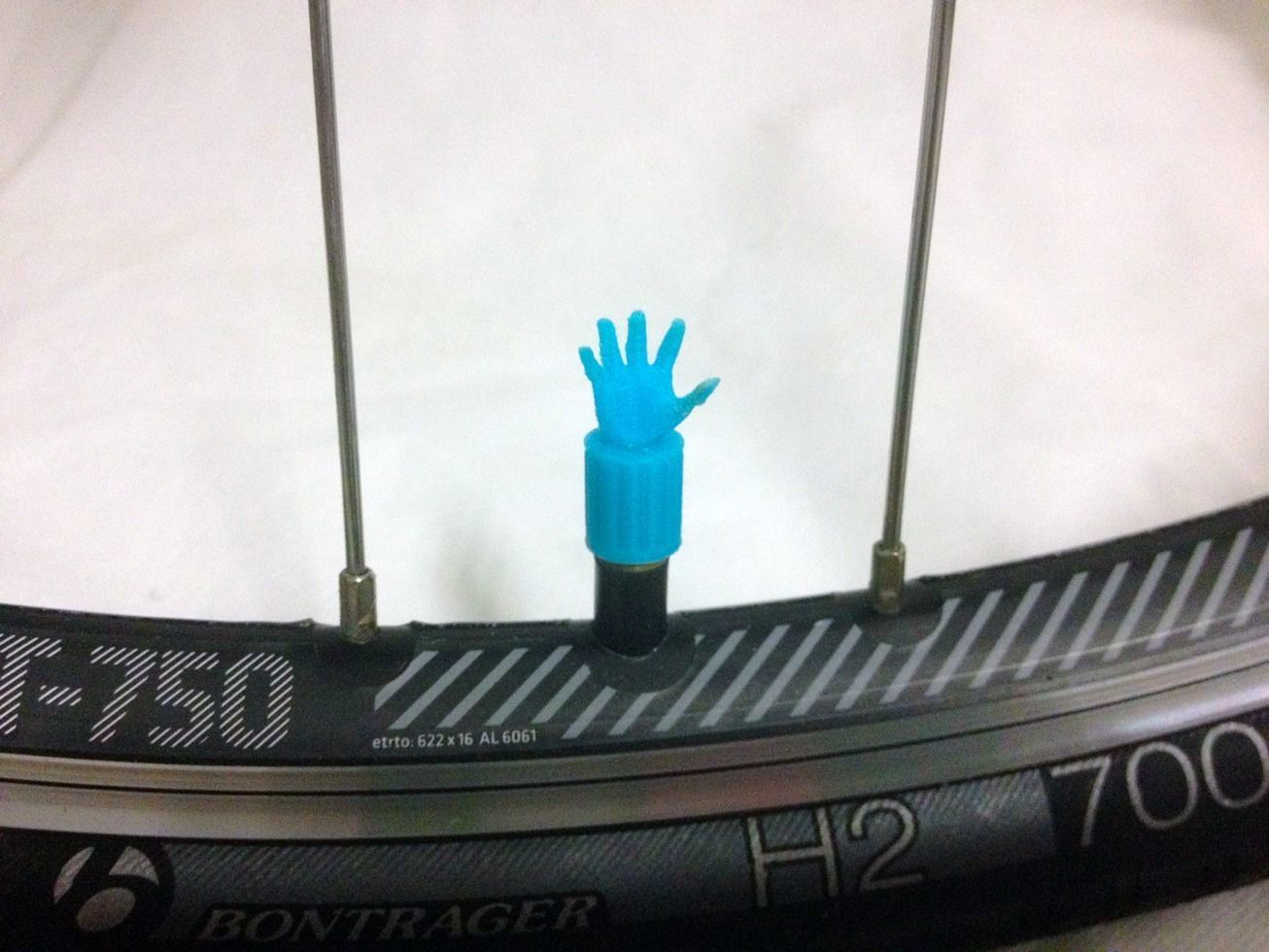 Car Truck Bike Van Tire Tyre Wheel Valve Stem Caps Cover Hand